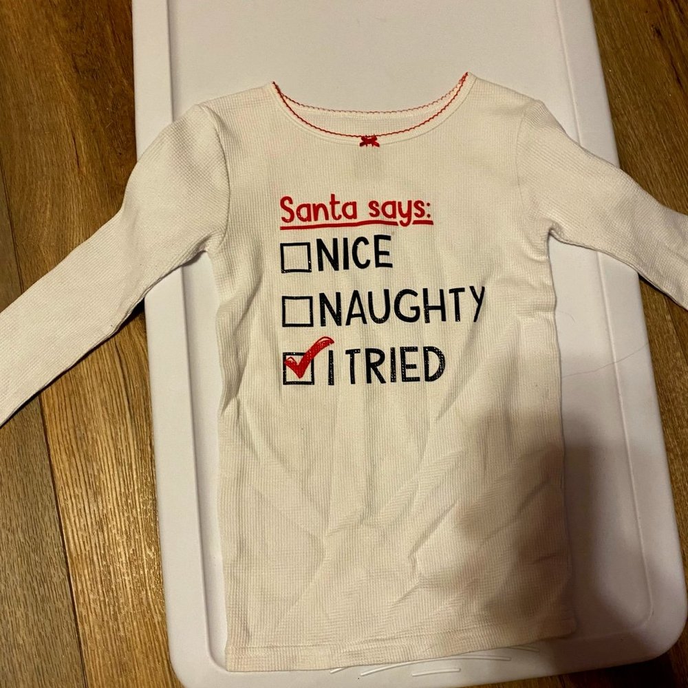 girls long sleeved thermal